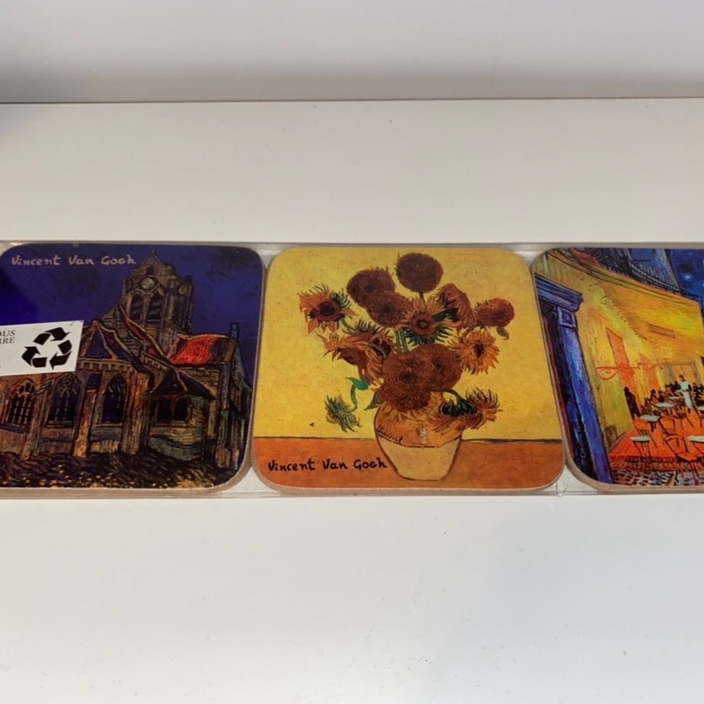 Vincent Van Gogh Waterproof Wooden coasters.